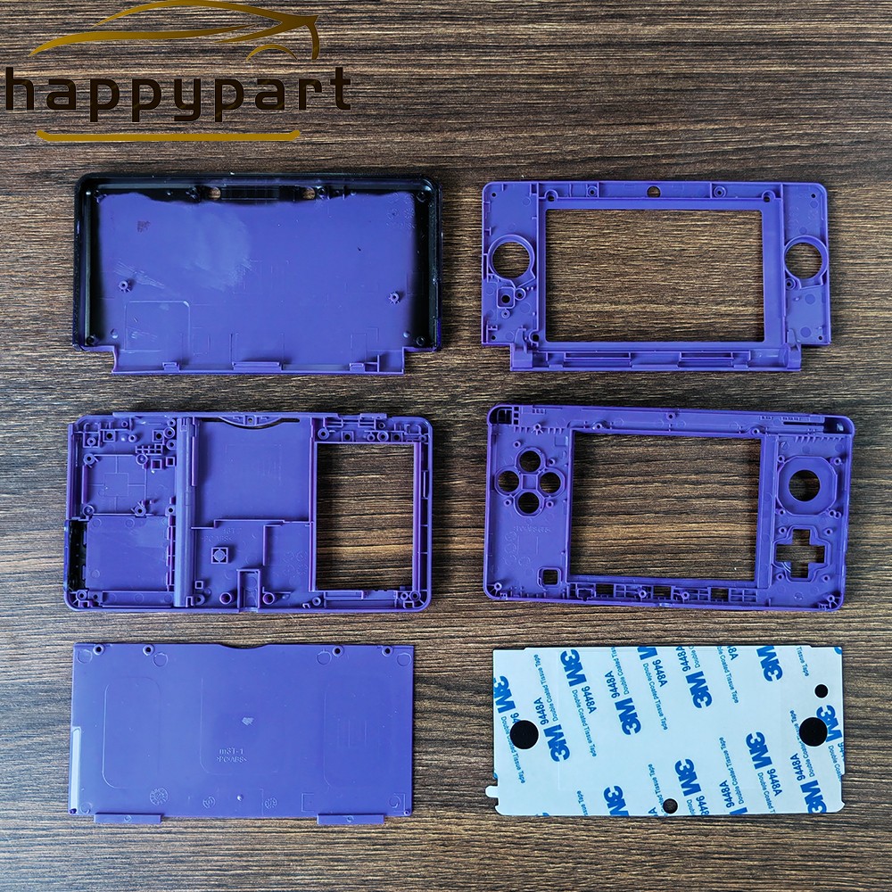 Housing Shell for Nintendo 3DS System Replacement Screen Tools Console Purple