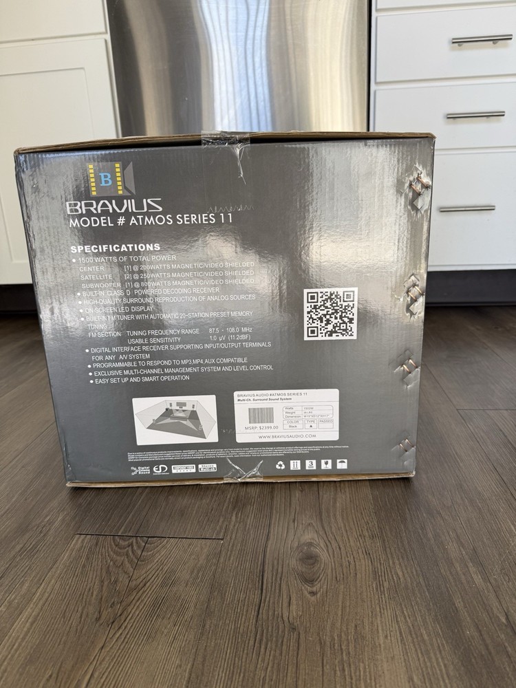 Bravius Atmos Series 11 Home Theater System