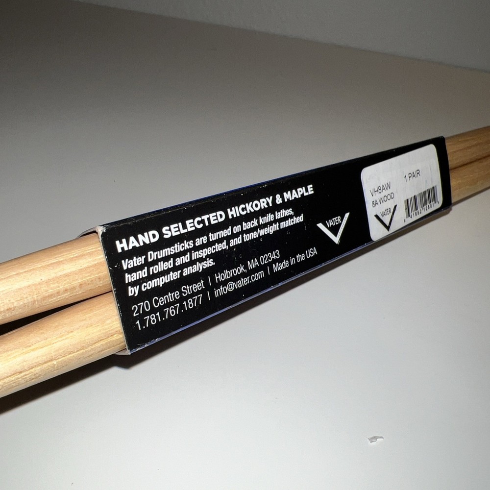 Vater Sugar Maple Drum Stick 8A Wood