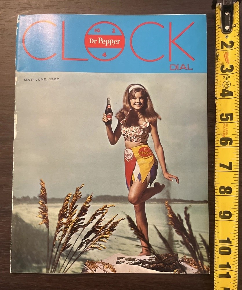 Vintage Fr. Pepper Clock Dial Magazine