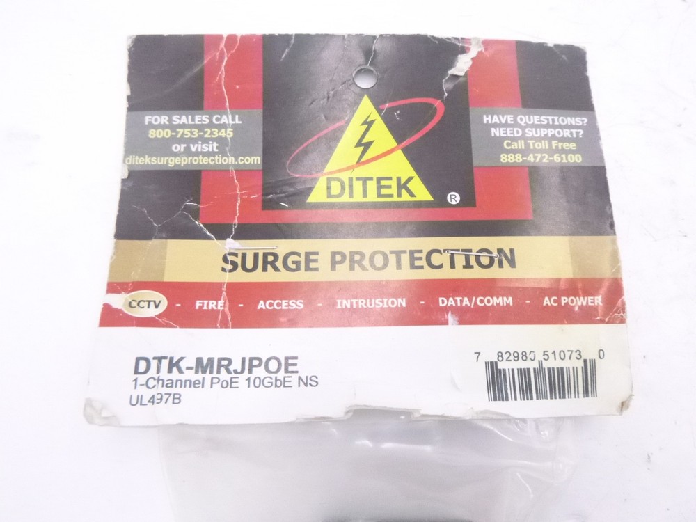 DITEK DTK-MRJPOE 10GbE PoE Surge Protector