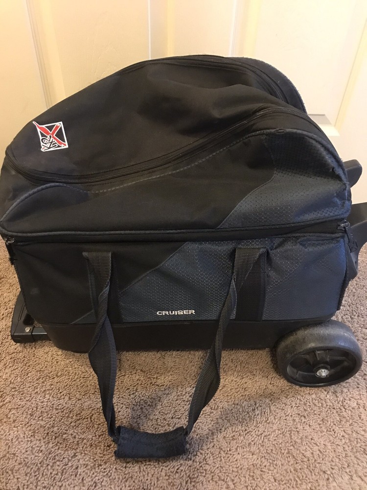 KR Strikeforce Cruiser 2 Ball Roller Bowling Bag Black/Blue