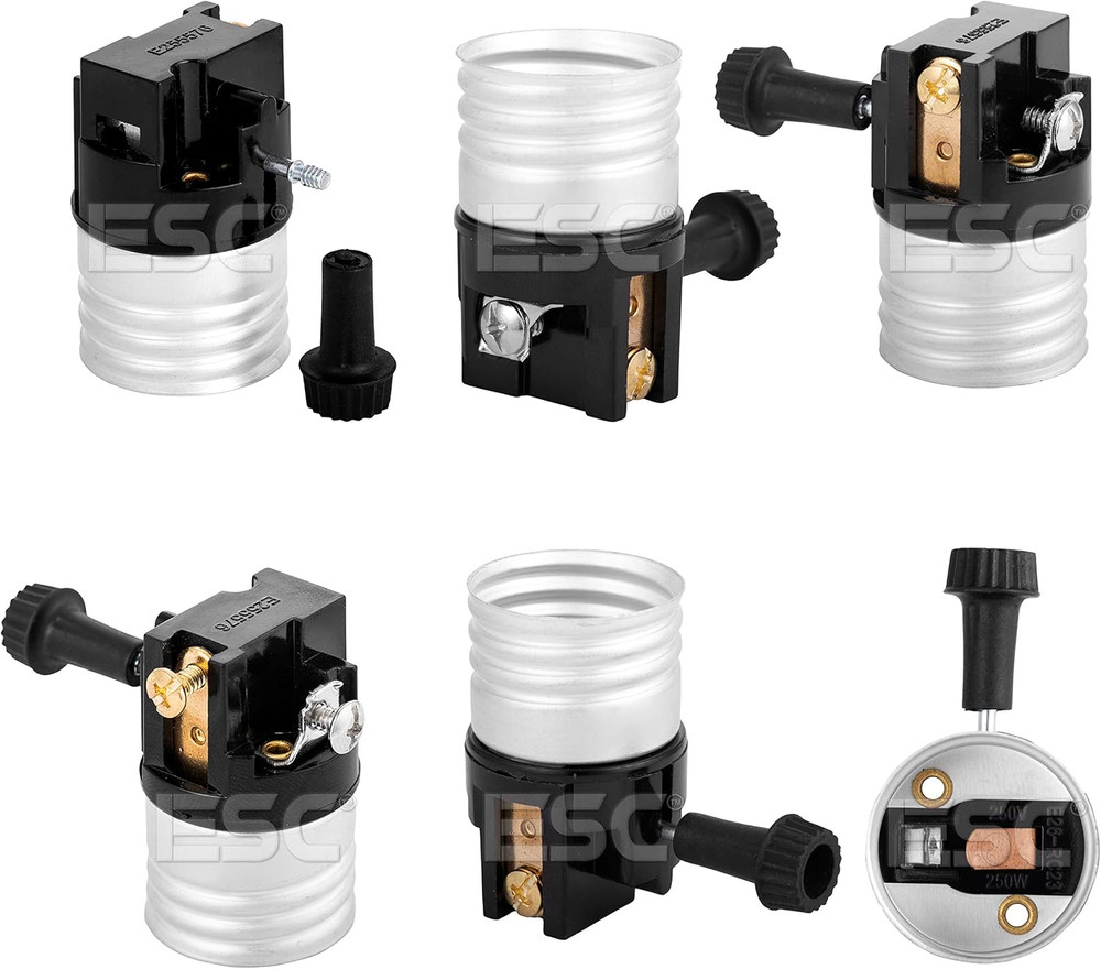 (2 Pack) 3 Way Socket Replacement for Lamp, Medium Base Interior Only, Incandent