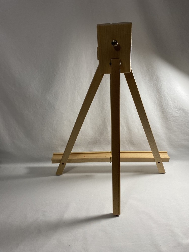 Conda 27" A-Frame Easel Adjustable Beechwood Tripod Display Stand