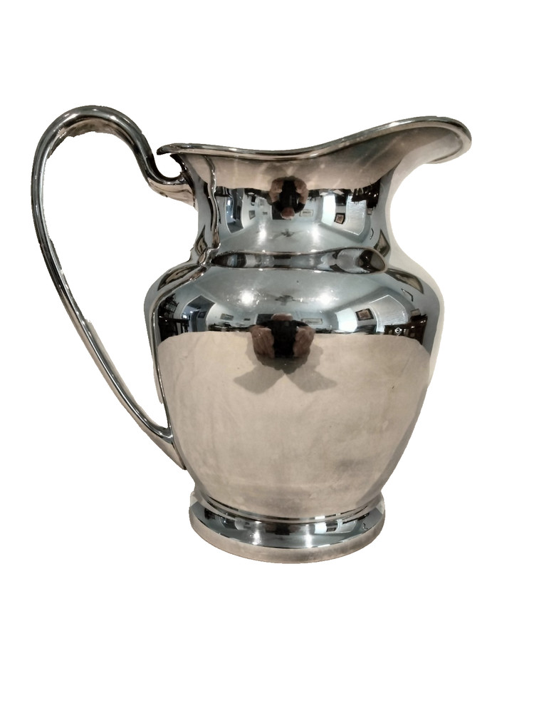 E.G. Webster & Son Silver Plated Pitcher - 8 inches tall - Good Condition