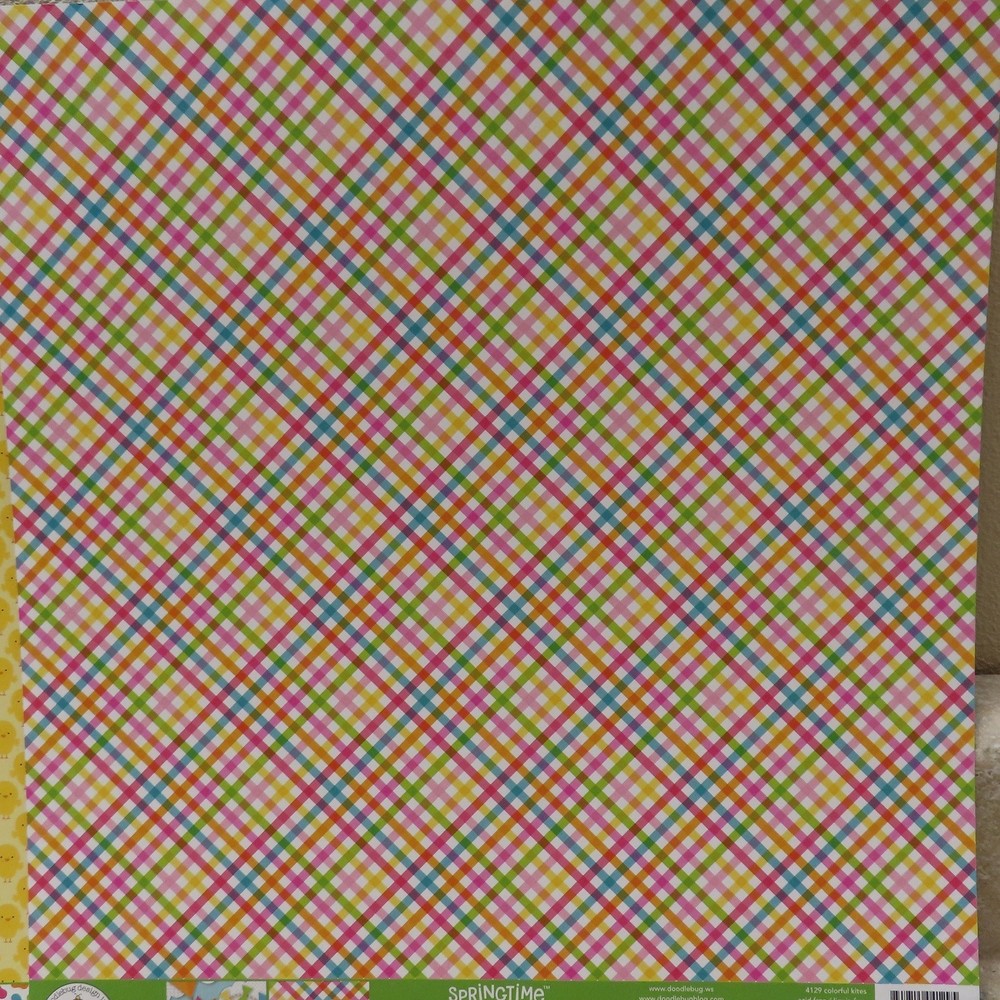 4 Sheets of Easter Themed 12x12 Double-Sided Cardstock (Except Easter Sampler)