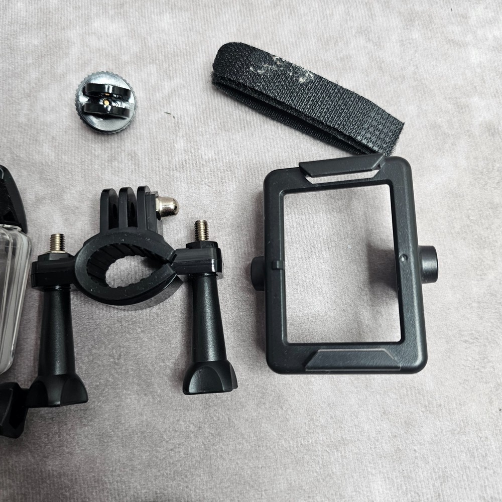 Kitvision Action Camera with Accessories – Powers On When Charging Only – Used