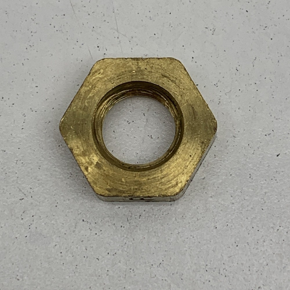 (20-Pack) Alkon 111A-2 Thin/Slim 1/8" NPT Solid Brass Hex Lock Nut Locknut