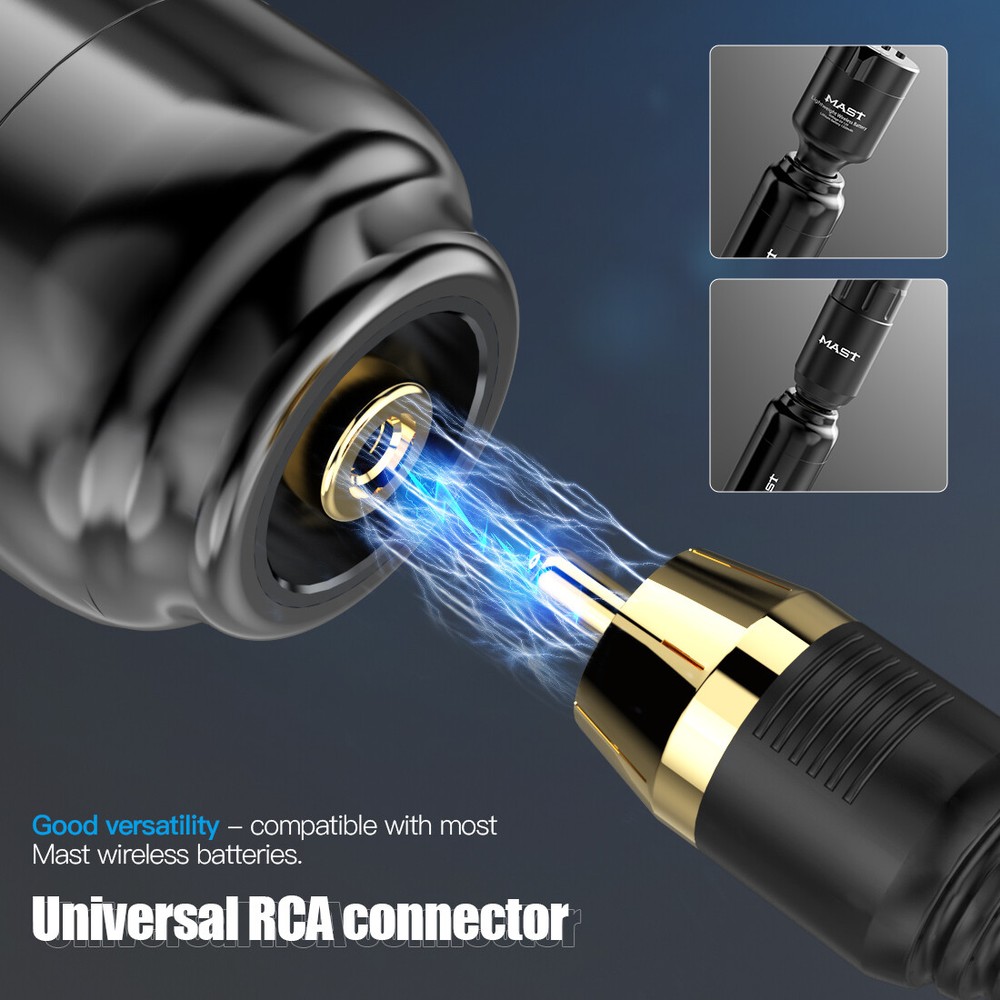 Mast Sensor Wireless Tattoo Machine Rotary Pmu Permanent Makeup Pen Needles Kit