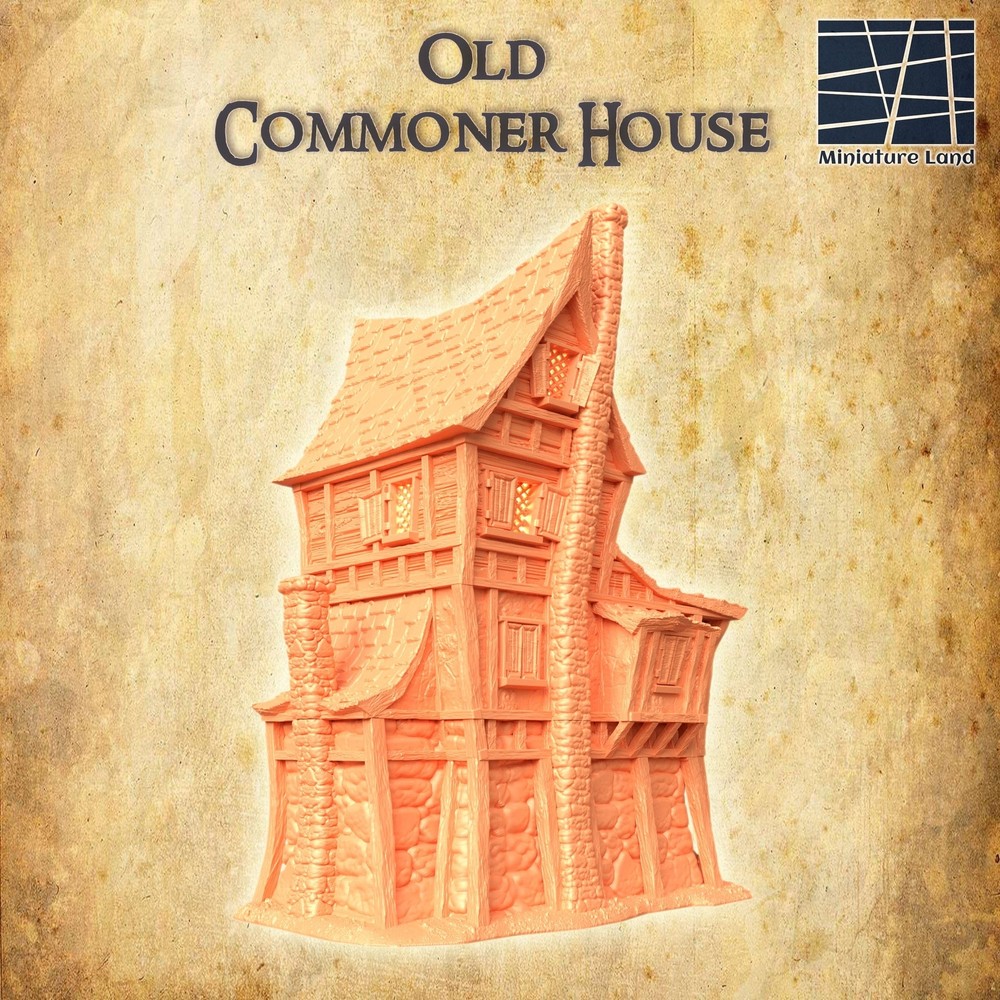 Old Commoner House - Fantasy Tabletop Terrain