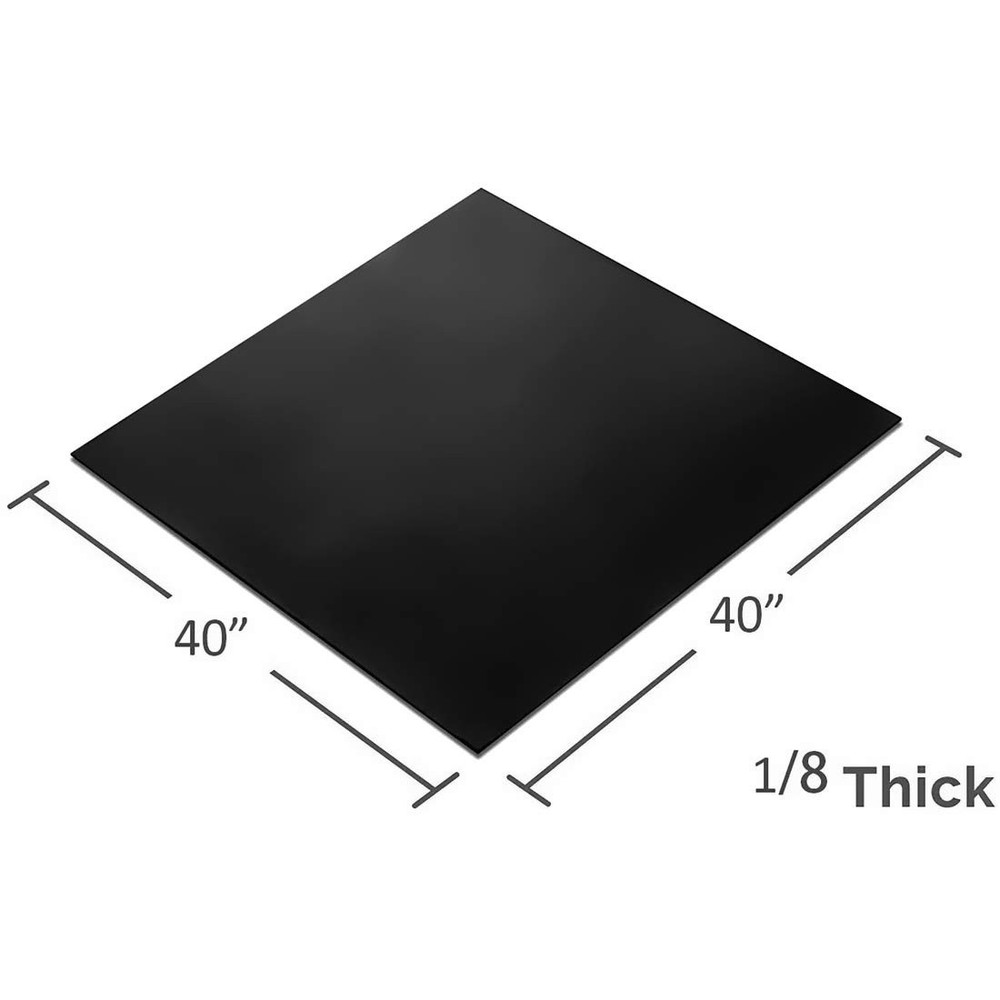 Neoprene Rubber Sheet Roll 40"x40"x1/8" Thick Solid Workbench Mat Heavy Duty ...