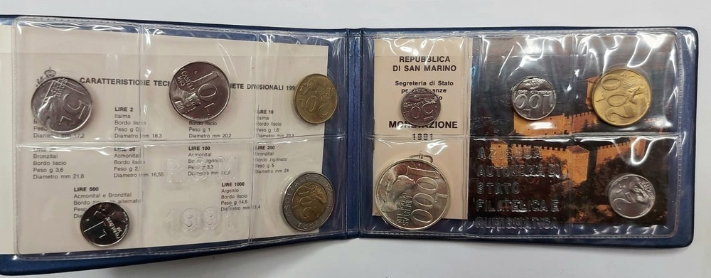Divisional San Marino Fdc 1991 with silver