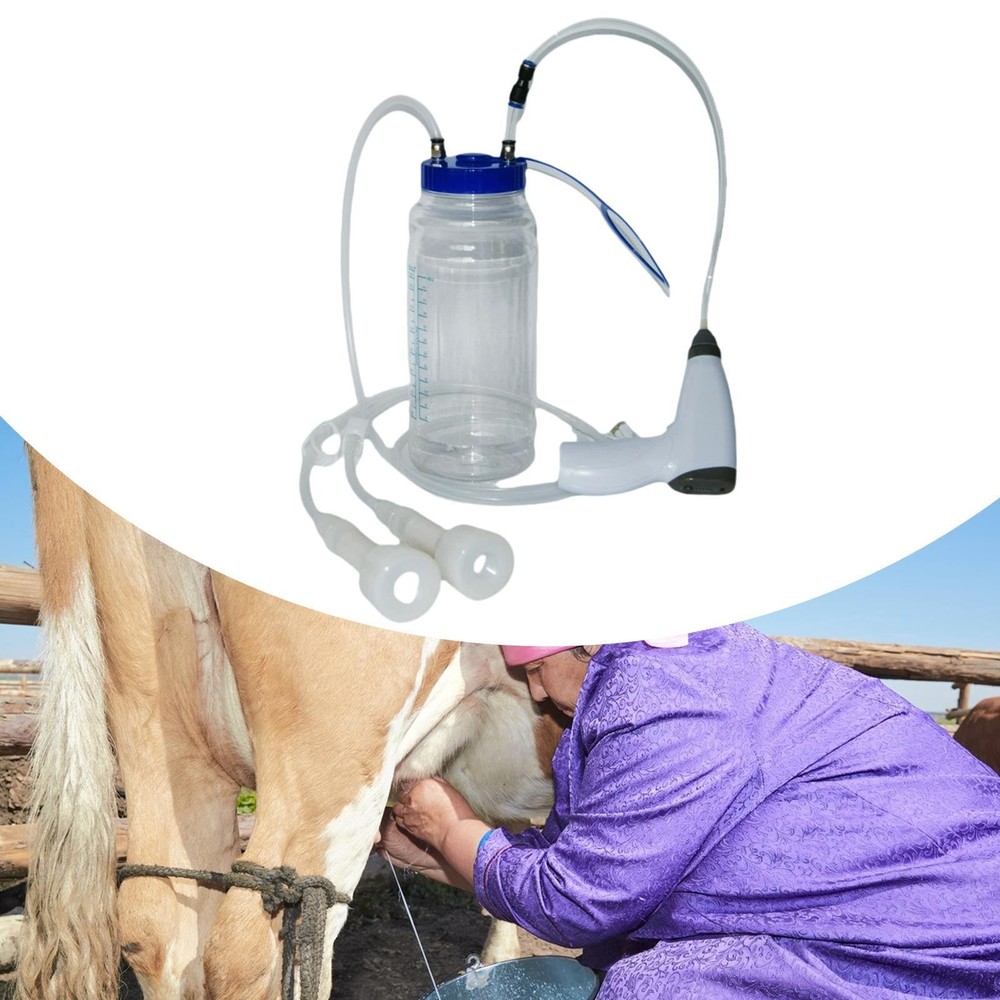 Sheep Milking Machine Milker Machine Rechargeable to Operate USB Interface Large
