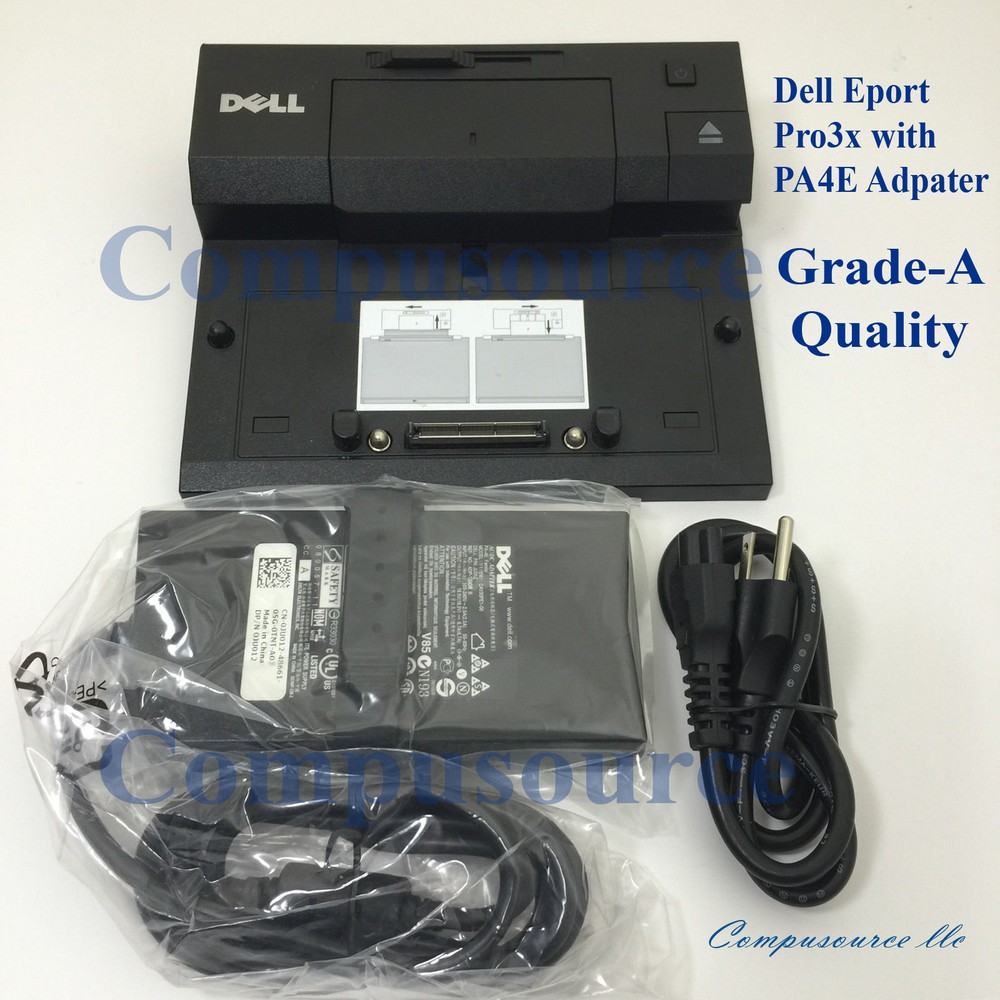Dell Docking Station EPort Pro3x with PA4E adapter Latitude E5400 E6400 E6410