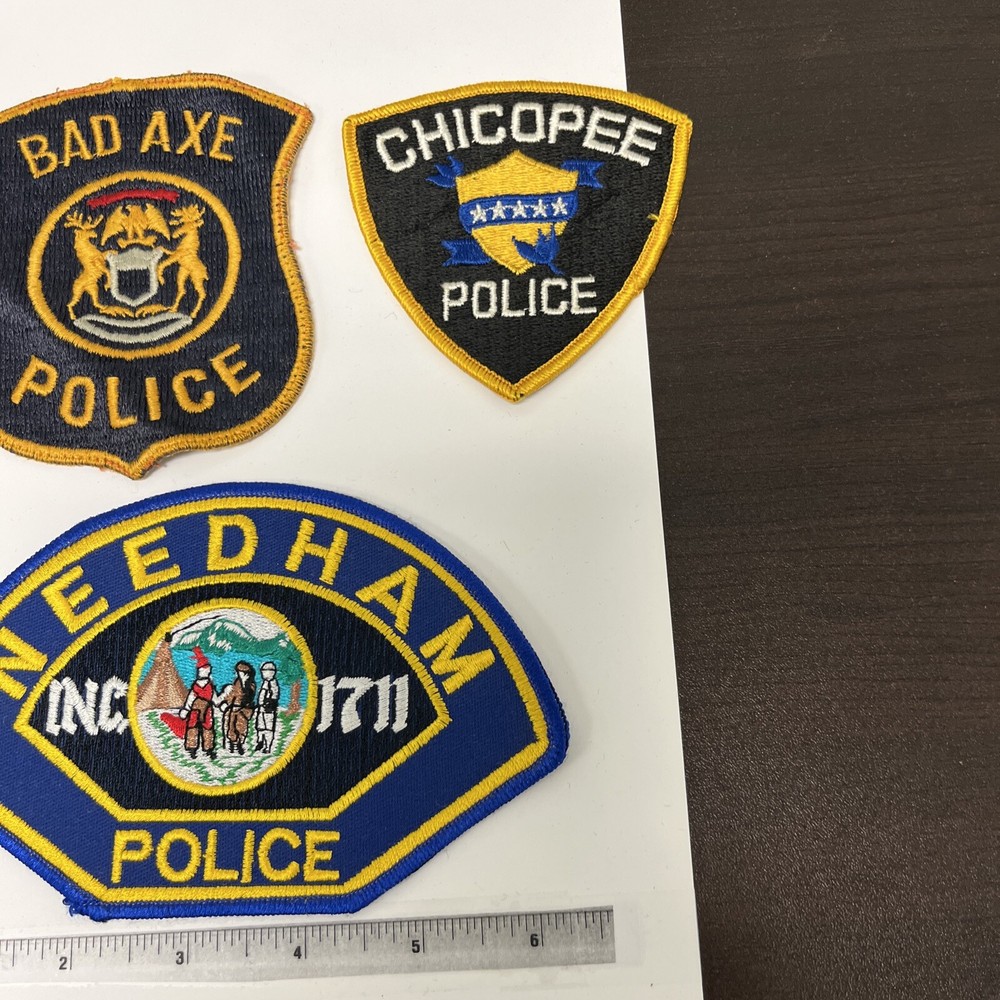 Police Mixed Cities 5 Shoulder Patches Lot29