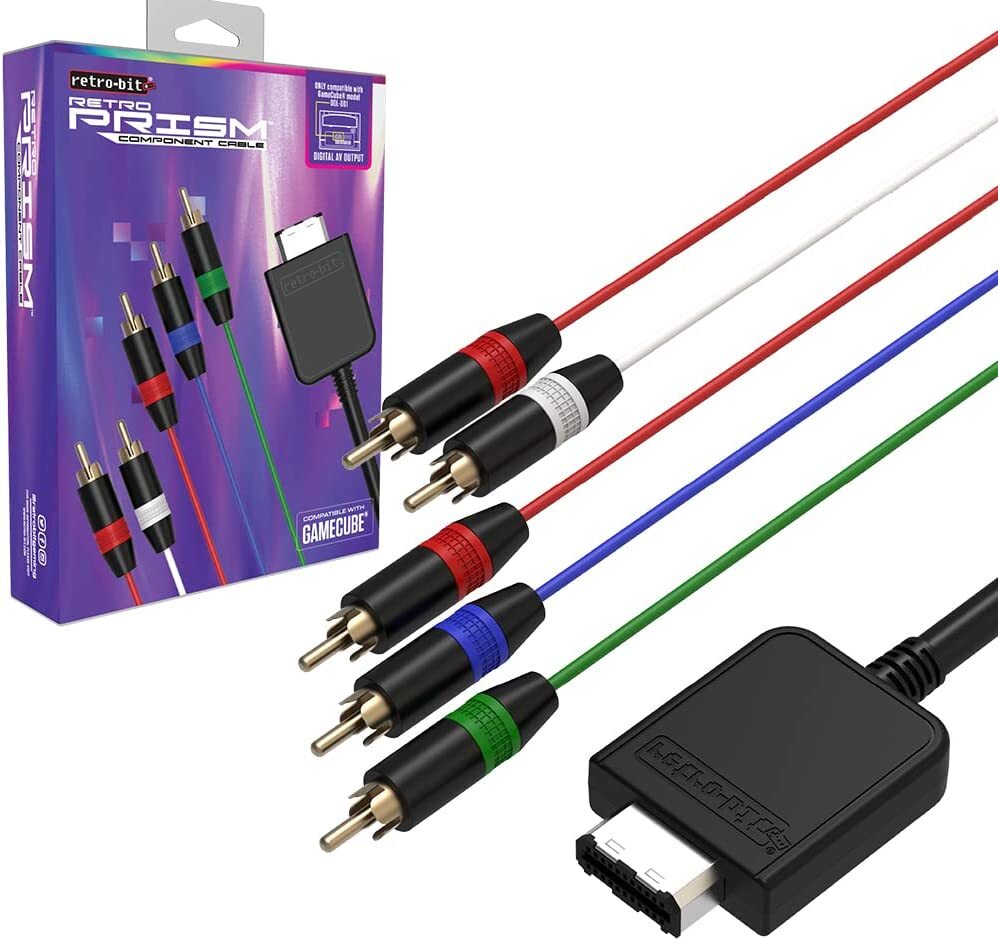 Retro-Bit Retro Prism Component Cable for Nintendo GameCube