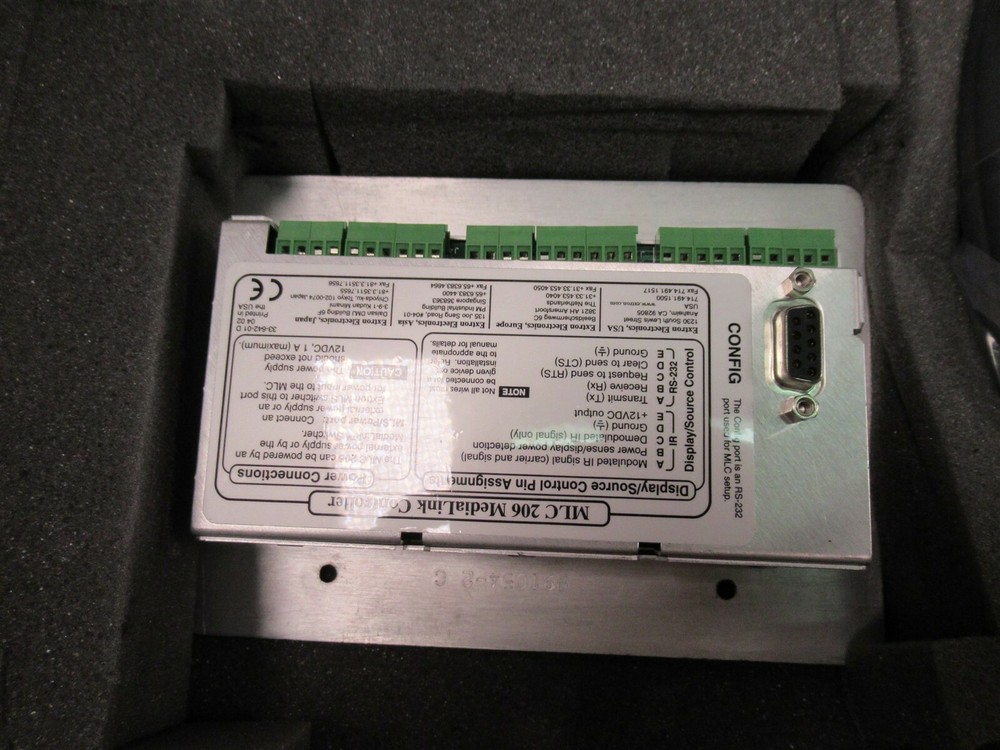 Extron MLC 206 Black Media Link Controller 60-385-02 NOS with Software