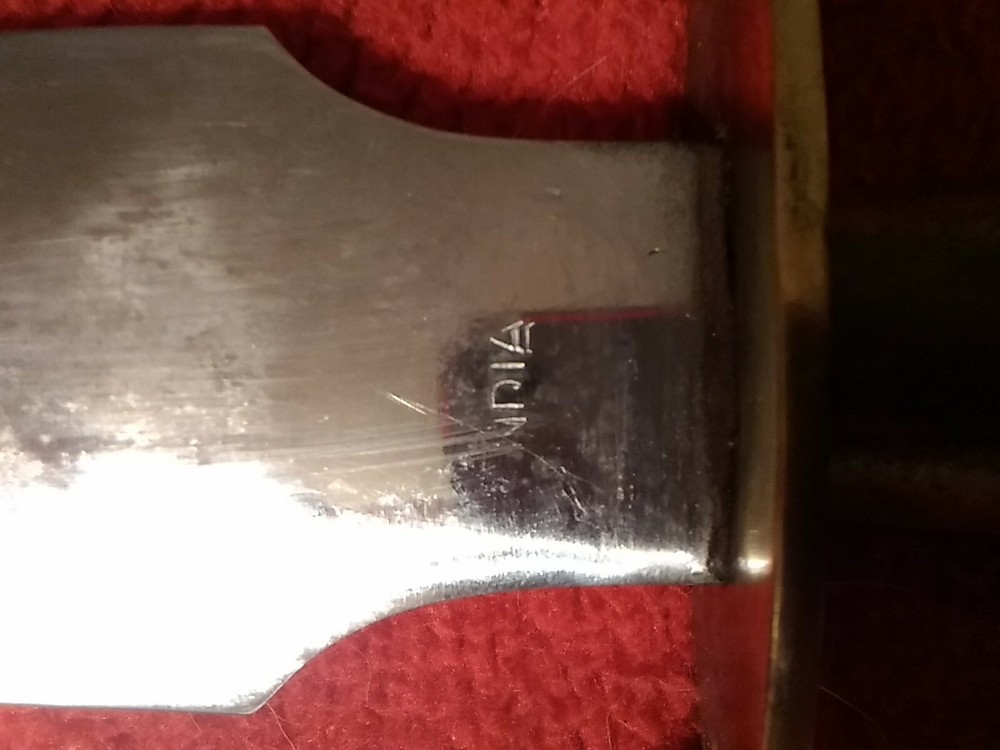 large india wooden handle dagger