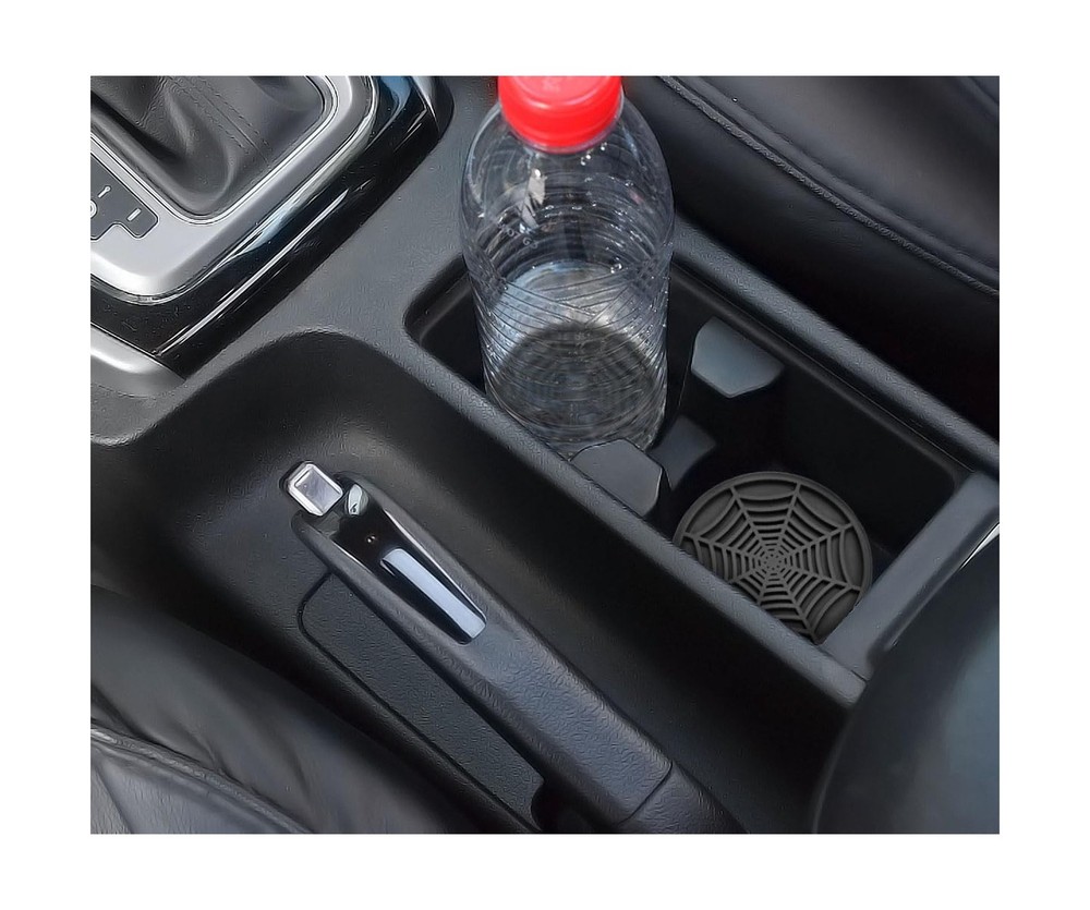 4 Pack Car Cup Holder Coasters, Cute and Creativity Cup Holder Insert Coaster...