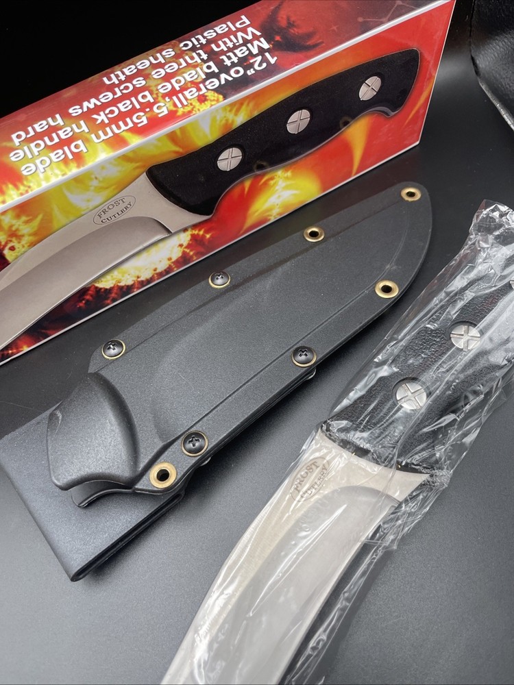 🔥 Frost Combat Dagger 12” 5.5mm NIB With Plastic Sheath
