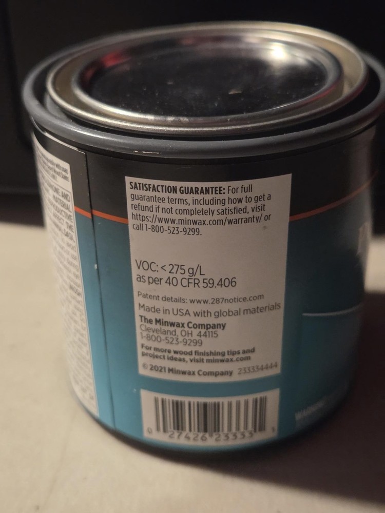 Minwax Polycrylic Protective Finish | 8 fl oz - Water-Based - Clear Satin