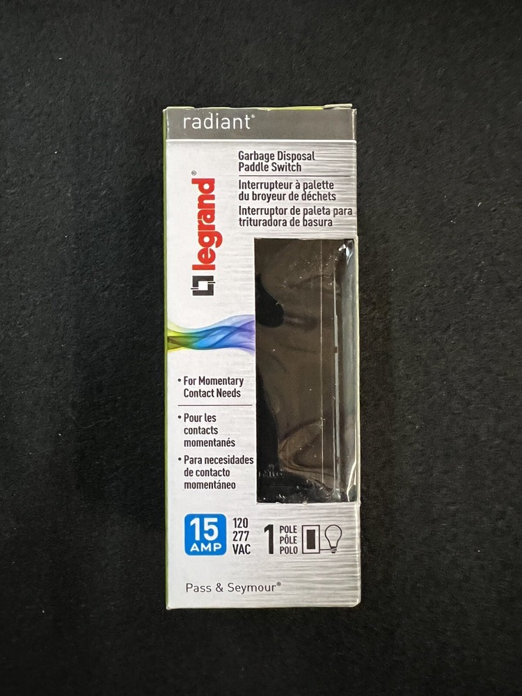 garbage disposal switch or momentary contact switch