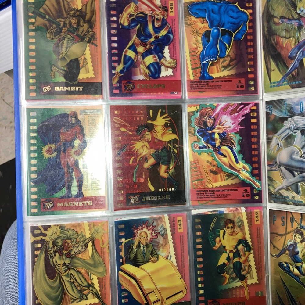 1995 FLEER ULTRA X-MEN COMPLETE SET - Base w/some Chases