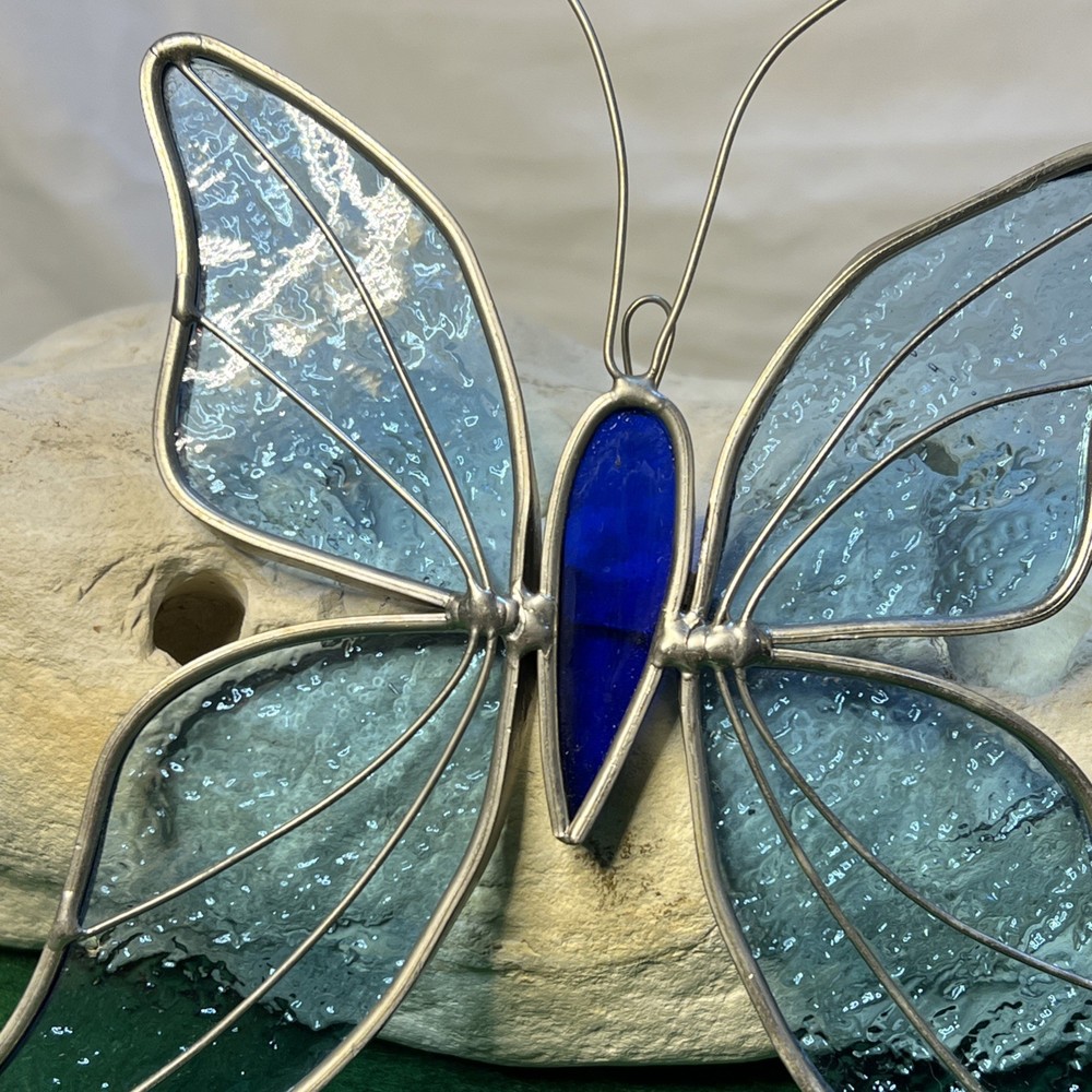 Stainglass Butterfly Art 6” X 6”