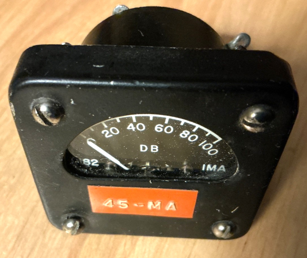IDEAL PRECISION DB meter 0-100. MODEL 182 MA Noise Level Meter