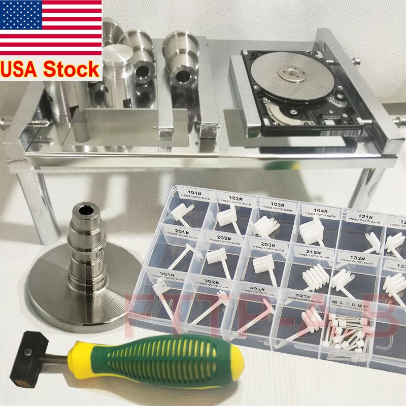 Hard Drive Magnetic Head Replacement Comb+2.5/3.5 HDD Fixed Table+ Disk Swap kit