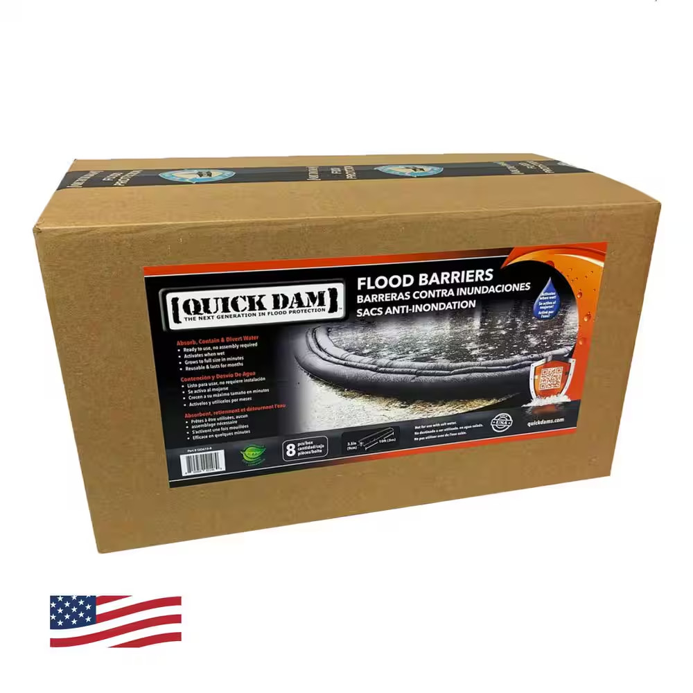 Water Activated 10 Ft. Flood Barrier (8-Pack)