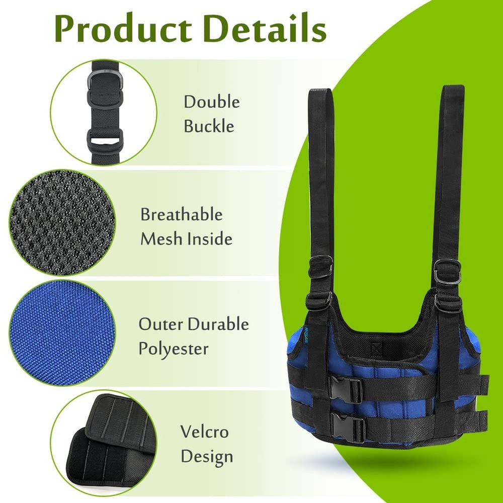 Mybow Back Stretcher Harness for Spinal Decompression, Lumbar Traction Belt &...