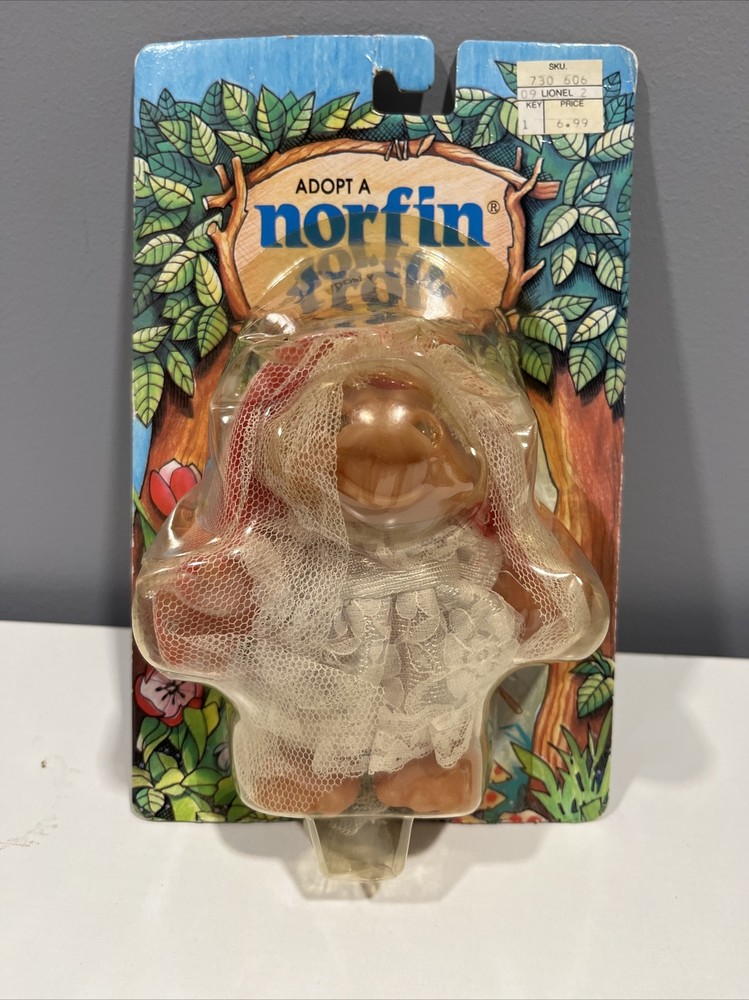 Vintage Norfin Troll wedding bride new