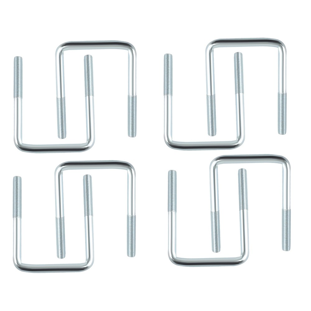 (8) 8" Galvanized L-Type Bunk Bracket Kit for Boat Trailer fits 3x3, Heavy Duty