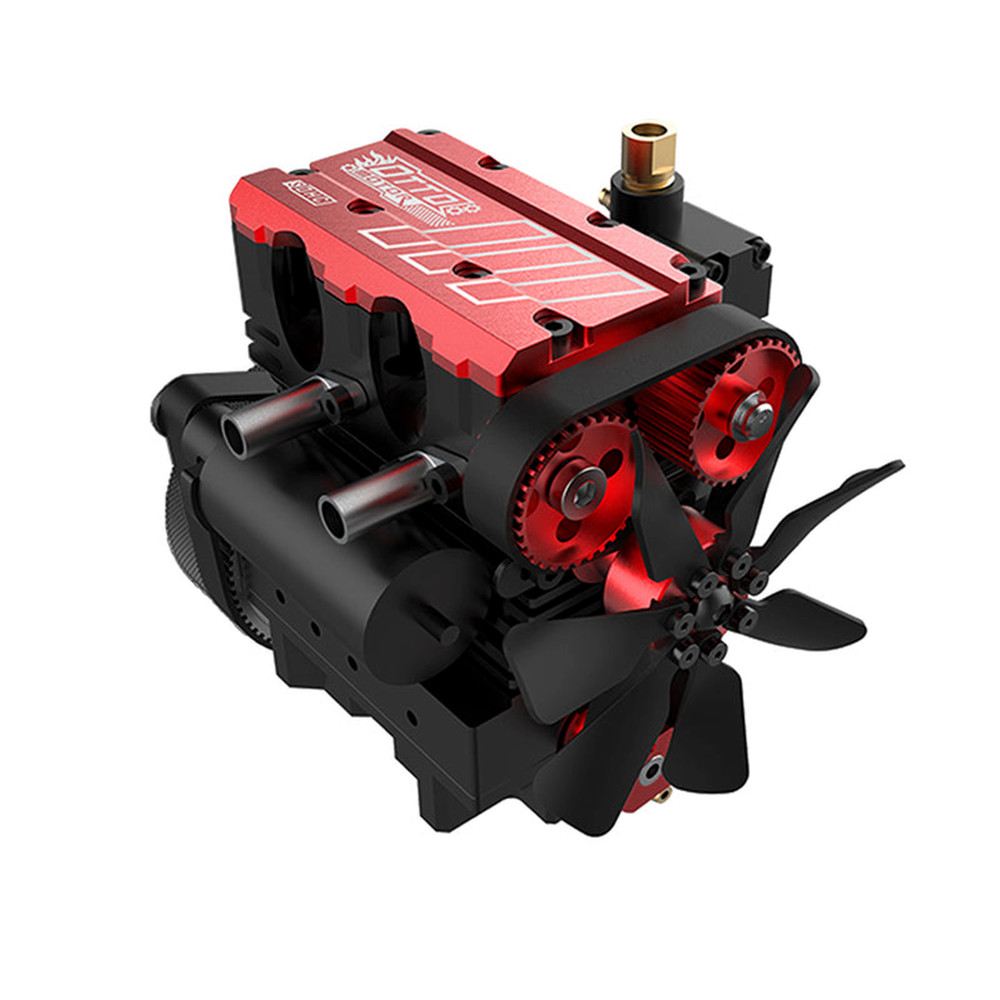 L200AC 4-Stroke 7cc 2-Cylinder Nitro mini Engine Kit & Ignition Module Model DIY