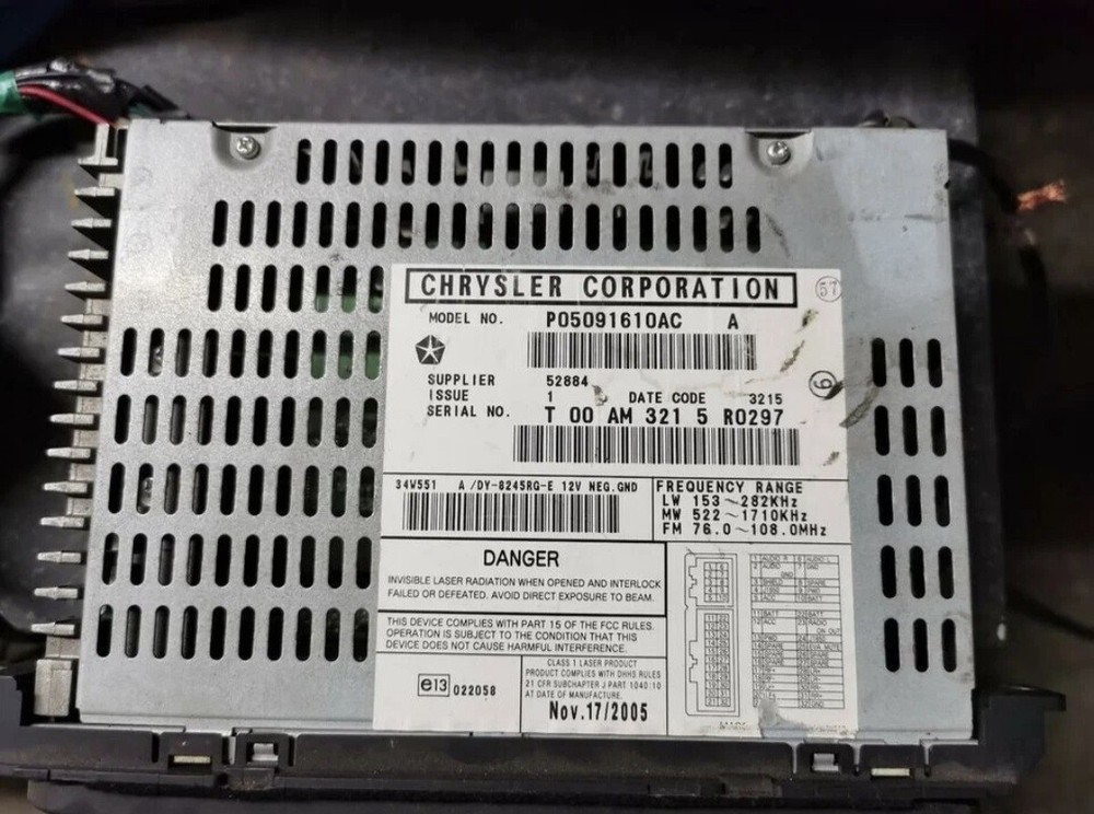 ✅ Fast Radio Code Unlock Chrysler Dodge Jeep RAM | Works with Serial