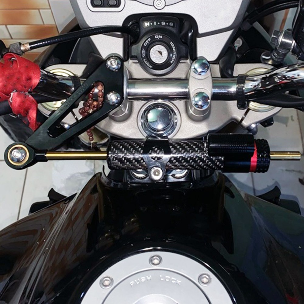 Motorcycle Universal Steering Damper Linear Stabilizer Safety Control Adjustable