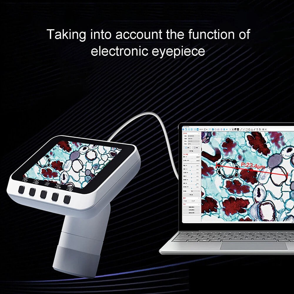 Digital Okular with 2.8 inch WiFi screen for telescopic microscope astronomi