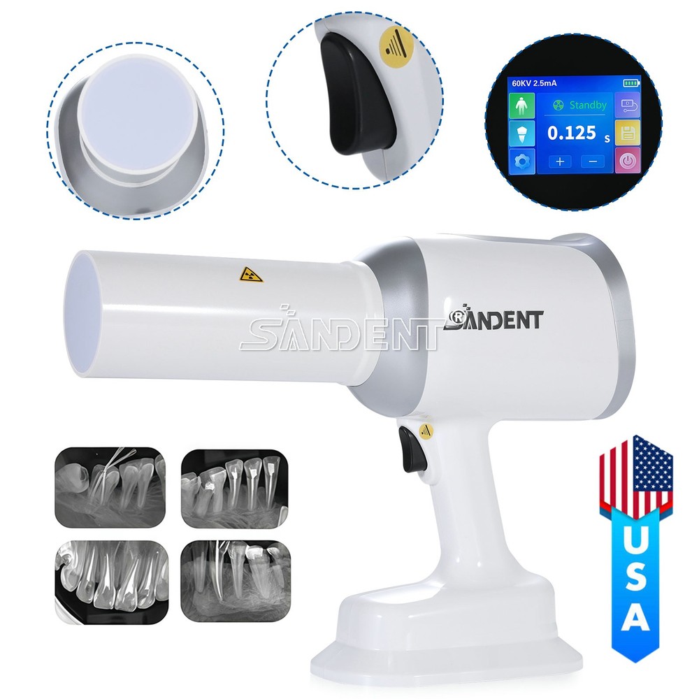 Dental Scatter Shield Protective Ring + Portable Handheld X-ray Machine Kit