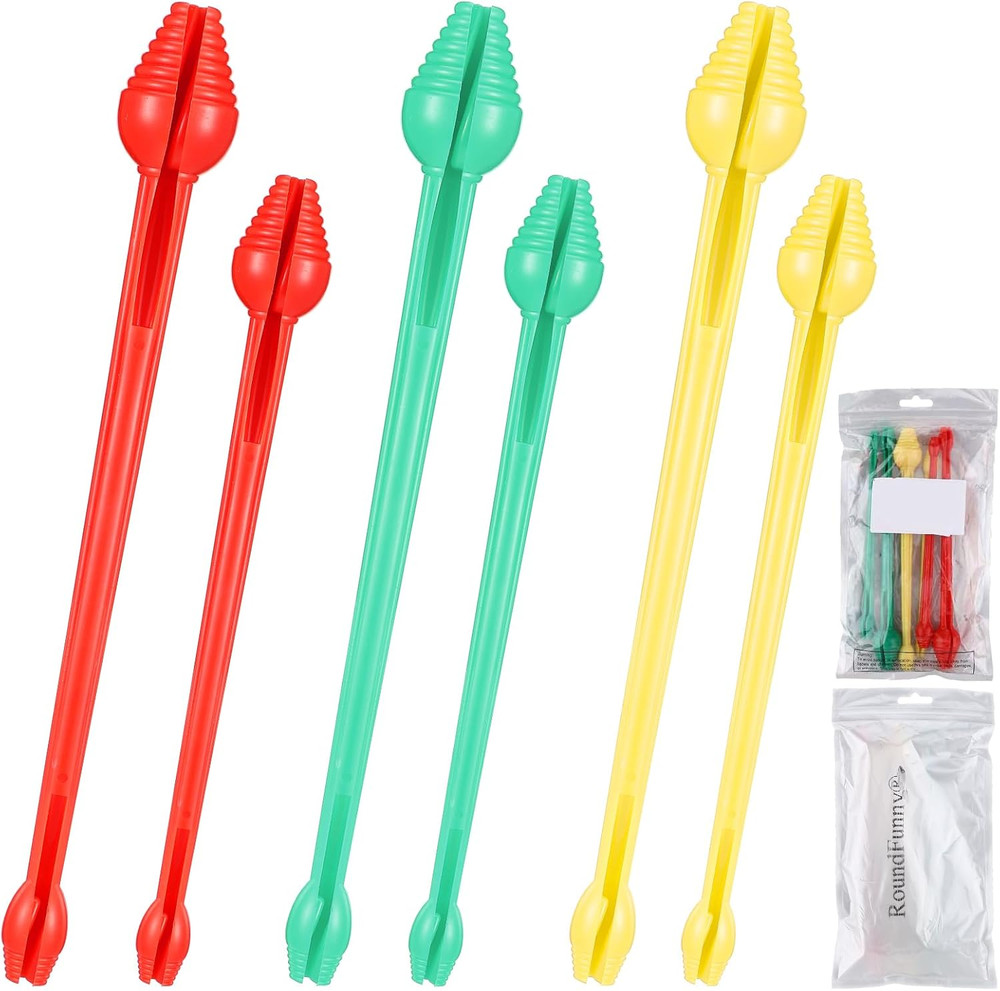 6 Pcs Fish Hook Remover Tool Plastic Snelled Hook Disgorger Portable Unhook Extr