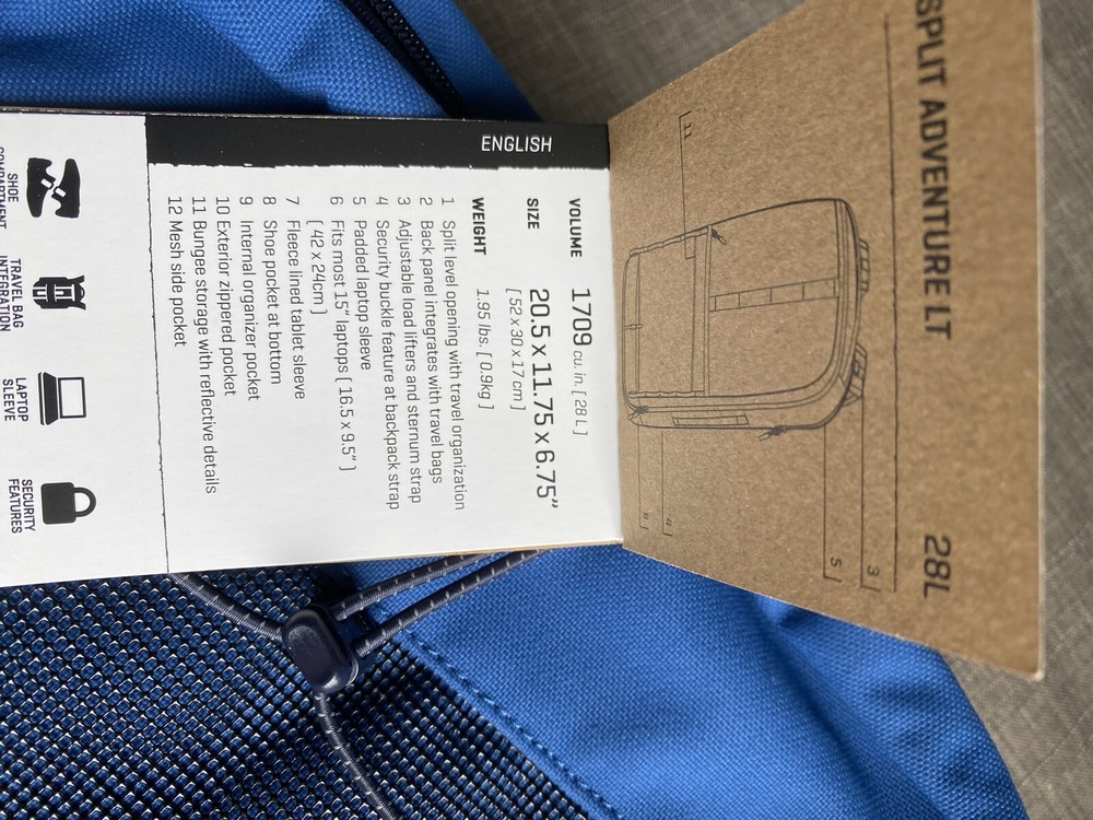 Da Kine Split Adventure Lt 28L Deep blue