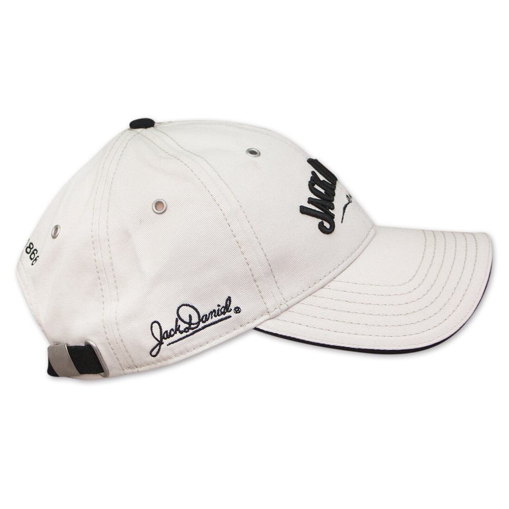 Jack Daniel's Adjustable Ivory Hat White