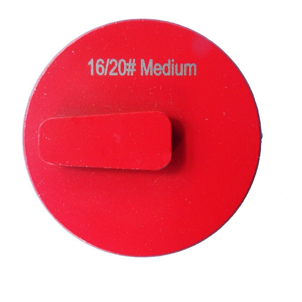 3" diamond grinding puck 16/20 grit medium 10 segment for medium concrete Terrco