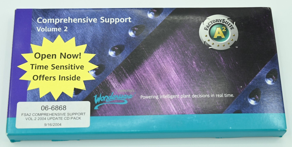 Invensys Wonderware FSA2 Customer Support Vol. 2 Update CD Pack 2004 06-6868