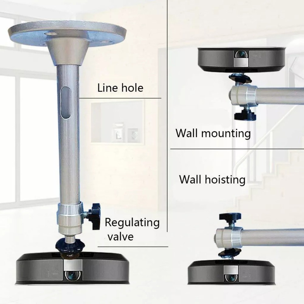 360° Rotatable Universal Wall Ceiling Mount Stand Accessory For Mini Projector