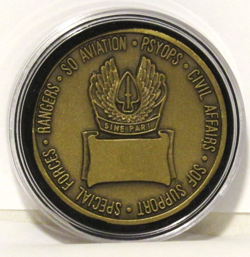 U.S. Army Challenge Coin - Special Forces - Special Operations Command