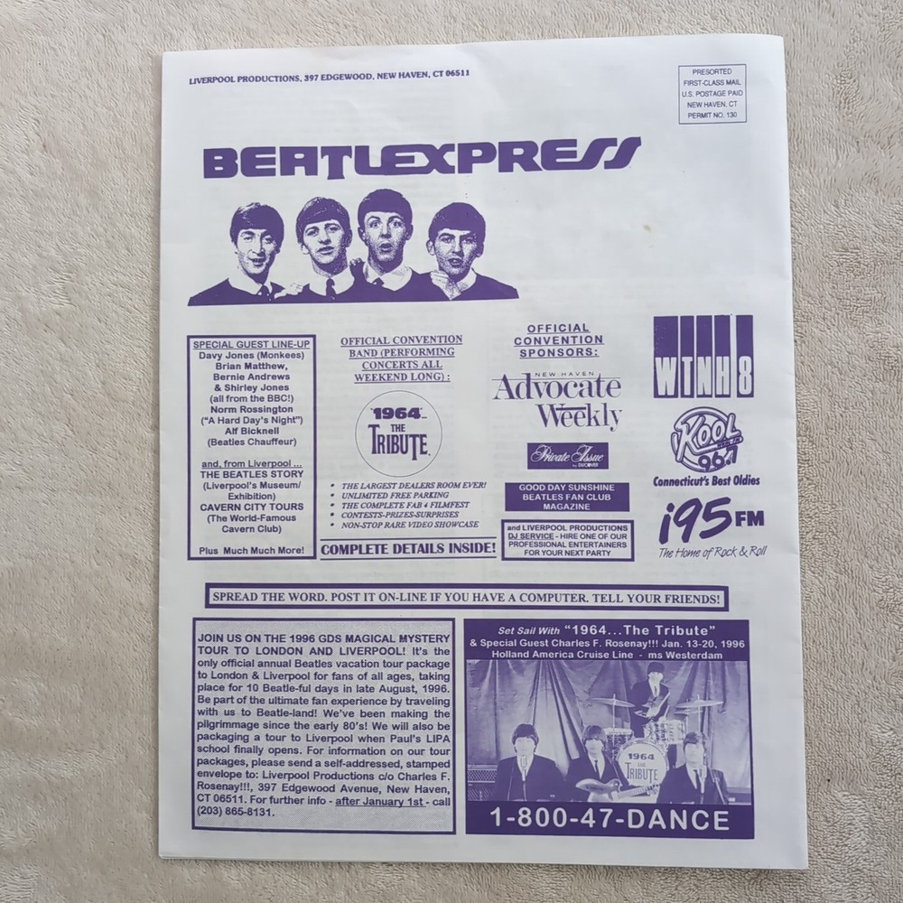 1995 Beatles Expo Flyer