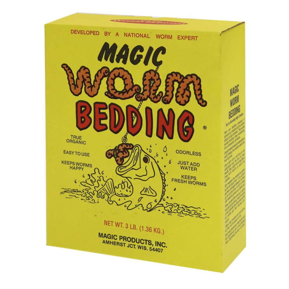 Magic Worm Bedding Yellow 3 lb Carton - 103