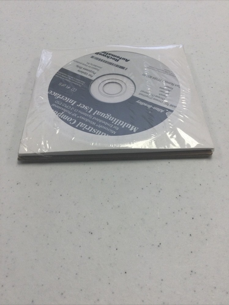 ALLEN BRADLEY 77184-933-01 VERSA VIEW MULTILINGUAL USER INTERFACE INCLUDES 5CD’s