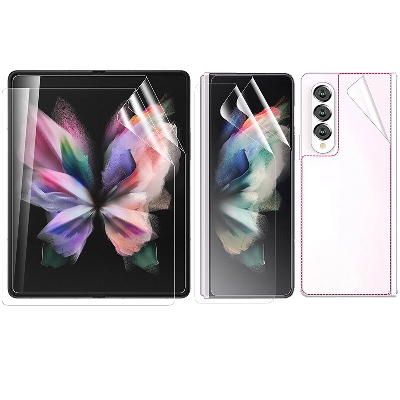 For Samsung Galaxy Z Fold 7/ 6 / 5 Front+Inner+Back Hydrogel Screen Protectors